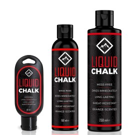 Survivor Liquid Chalk - Gym Chalk For Weightlifting, Rock Climbing, Bouldering, Gymnastics, Pole Grip, & More - Lifting Chalk & Climbing Chalk For Dry Hands - Liquid Grip Hand Chalk For Lifting & More