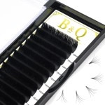 Easy Fan Volume Lashes C-003-15Mm Bq Lash Easy Fan Lash Extensions 2D-20D Easy Fan Lashes C Cc D Dd Curl 9 To 25 Mm Volume Lash Extensions Fan Lashes For Eyelash Extensions (C-003,15Mm)