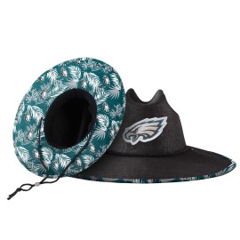 Foco Philadelphia Eagles Nfl Team Color Straw Hat