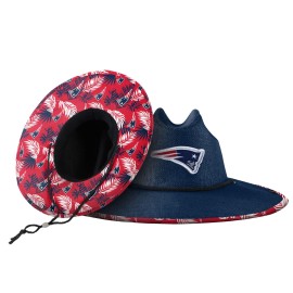 New England Patriots Nfl Team Color Straw Hat