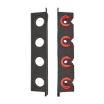 Berkley Twist Lock Utility 4 Fishing Rod Rack