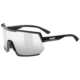 Uvex Anti-Fog Sports Sunglasses For Hikingrunningcycling With Uv Protection, For Women & Men, Sportstyle 235, Blacksilver, One Size