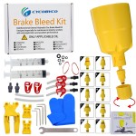 Cycobyco Brake Bleed Kit,Bicycle Hydraulic Disc Brake Mineral Oil Bleed Kit For Shimano,Sram,Avid,Magura,Tektro,Hayes (Standard)