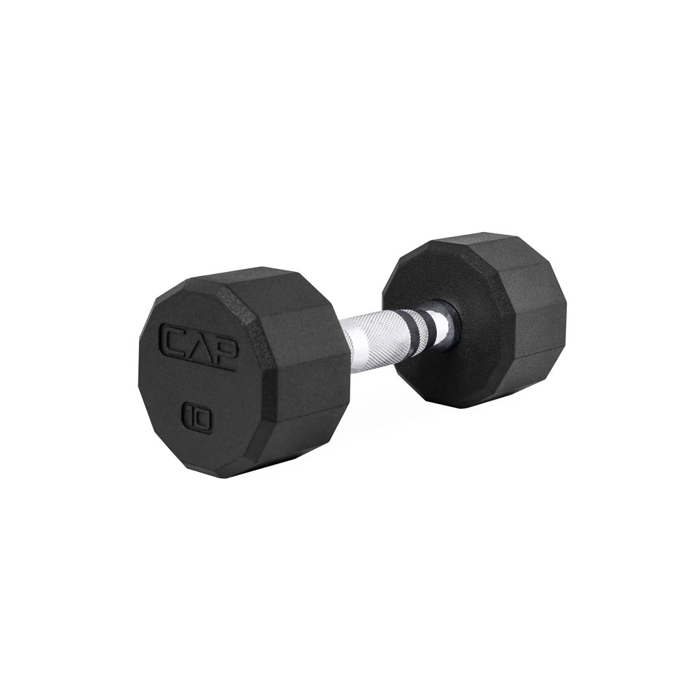 Cap Barbell 12-Sided Coated Dumbbell, 10 Lb