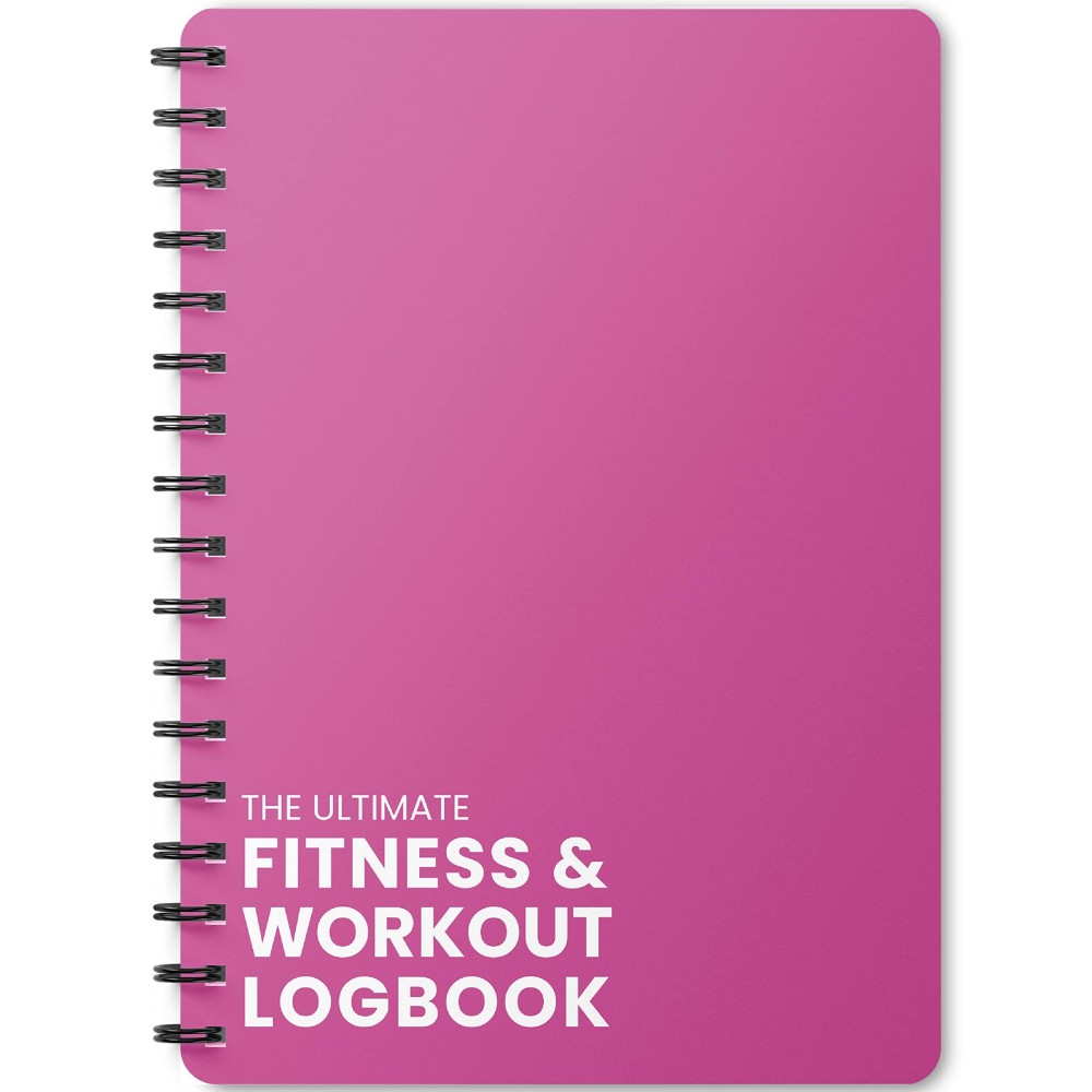 Ultimate Gym Workout Log Book, Xl A5 Exercise, Fitness And Training Diary & Journal - 100 Page With Exercise, Cardio & Notes Sections, Set Goals
