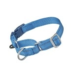 Yudote Reflective Martingale Collar For Dogs With Quick Snap Buckle Anti-Pull Nylon Safe Slip Collars For Easy Walking, Blue