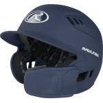 Rawlings R16 Reversible Ext Matte Batting Helmet Reversible Face Guard Junior Matte Navy