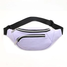 Waist Pack Bag For Men&Women - Fanny Pack For Workout Traveling Running.(13301) Light Purple