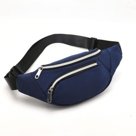 Waist Pack Bag For Men&Women - Fanny Pack For Workout Traveling Running.(13301) Dark Blue