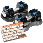 Lifepro Adjustable Dumbbell Set 25Lb 5In1 - Free Workout Poster & Dumbells Rack - Compact Quick Adjustable Weights For Full Body Exercise & Fitness - Adjustable Dumbbells Set Of 2 For Home Gym Fitness