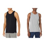 Russell Athletic Menas Cotton Performance Tank Top 2 Pack - Blackoxford 3X-Large