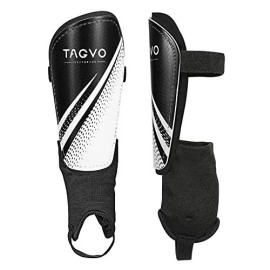 Tagvo Soccer Shin Guards For Kids Youth - Protective Soccer Equipment For Boys Girls - Adults Men Women Soccer Shin Guards - Soccer Shin Pads For Kids 3-16 Years Old Girls Boys, High Impact Resistant