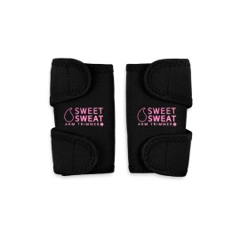 Sports Research Sweet Sweat Arm Trimmers For Men & Women | Helps Increase Heat & Sweat | Includes Mesh Carrying Bag (Small)
