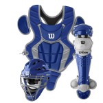 Wilson C200 Youth Catchers Gear Kit - Royal