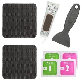 Trampoline Patch Repair Kit 4X 4 Square On Patches Repair Trampoline Mat Tear Or Hole In A Trampoline Mat(2 Piece)