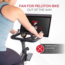 TrubliFit Custom Fan for Peloton Bike - Accessories for Peloton Bike - Does NOT fit Peloton Bike+ (Original Peloton)