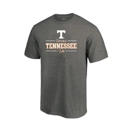 Venley Official Ncaa University Of Tennessee Vols Menswomens Boyfriend T-Shirt Cu5Ff03 - Dark Heather Grey, Large