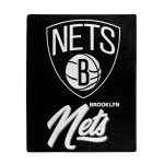 Northwest NBA Brooklyn Nets Unisex-Adult Fleece Throw Blanket, 50