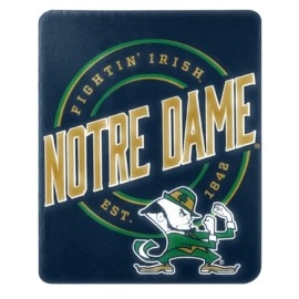 Northwest NCAA Notre Dame Fighting Irish Unisex-Adult Fleece Throw Blanket, 50