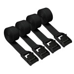 Premium Tie Down Straps Short, 4 Pack Adjustable Lashing Straps Ratchet Straps Heavy Duty Ratchet Tie Down Straps Cargo Straps With Cam Buckle Suitable For Carrying Various Cargo Or Luggage