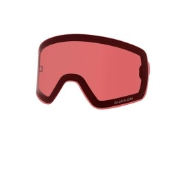 Dragon Unisex Snowgoggles NFX2 with Bonus Lens - Block Red with Lumalens Dark Smoke + Lumalens Rose, Medium, (NFX2 Bonus)