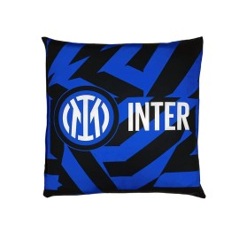 Inter Lounge New, Cushion, Standard Size, Logo + Blackblue Writing