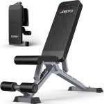 Joroto Md60 Adjustable Weight Bench - 800 Pounds Capacity Workout Bench Strength Training Benches For Full Body Bench Press (2023 Updated Version)