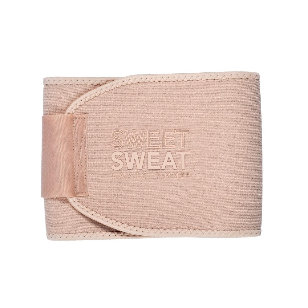 Sweet Sweat Toned Waist Trimmer For Women And Men Premium Waist Trainer Belt To 'Tone' Your Stomach Area (Stone, Small)