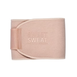 Sweet Sweat Toned Waist Trimmer For Women And Men Premium Waist Trainer Belt To 'Tone' Your Stomach Area (Stone, Medium)