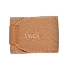 Sweet Sweat Toned Waist Trimmer For Women And Men Premium Waist Trainer Belt To 'Tone' Your Stomach Area (Sand, X-Large)