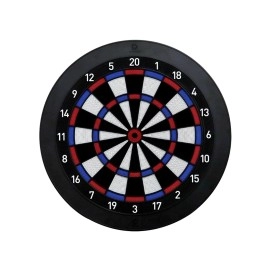 Dartslive Home With Online Electronic Soft Tip Dart Board,15,5Inch And Tough Segments, Black