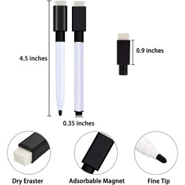 Volleyball Tracker with Dry Erase Marker - Eraser Tip - Holder (for Officials or coaches)