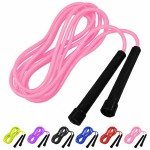 Skipping Rope Adult For Home Exercise & Body Fitness Men, Women And Kids Speed Jumping Rope With Non Slip Handle Skipping Rope For Fitness, Fat Burning , Boxing And Mma (Pink)