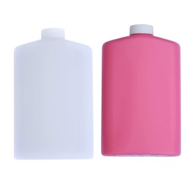 Mt. Sun Gear SportFlask Fighter Pilot Flask Great for Concerts, Fishing, Skiing, Backpacking, Hiking - 16oz US Military Issue Plastic Flask BPA Free Made in USA (White + Pink)