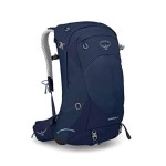 Osprey Stratos 34L Mens Hiking Backpack, Cetacean Blue, One Size