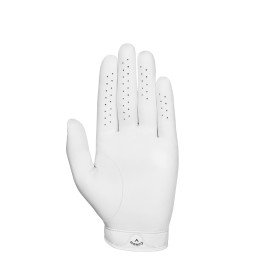 Callaway Golf 2022 Tour Authentic Glove (White, Cadet Small, Worn On Left Hand)