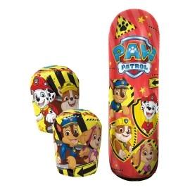 Hedstrom Nickelodeon Paw Patrol Bop Bag And Gloves Combo Set, 36 Inch, (56-85482)