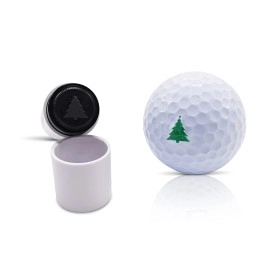 Swvl Sports Christmas Tree Emoji Golf Ball Stamp