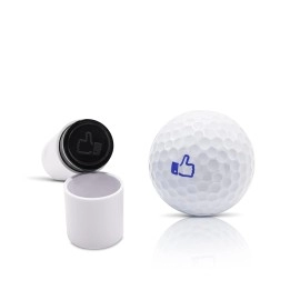 Swvl Sports Thumbs Uplike Emoji Golf Ball Stamp