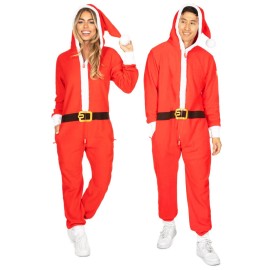 Tipsy Elves Santa Red Jumpsuit For Women Size Small