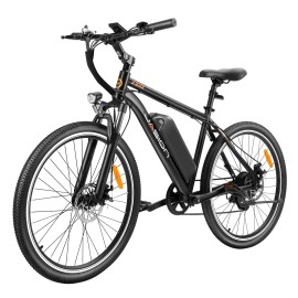 Jasion Eb5 Electric Bike For Adults With 360Wh Removable Battery, 40Miles 20Mph Commuting Electric Mountain Bike With 350W Brushless Motor, Shimano 7 Speed, 26