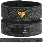 Mytra Fusion Gym Belt Whit Buckle Weight Lifting Belt For Gym, Fitness, Workout, Women & Men Weightlifting Belt (Black, Xl)