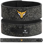 Mytra Fusion Gym Belt Whit Buckle Weight Lifting Belt For Gym, Fitness, Workout, Women & Men Weightlifting Belt (Black, S)