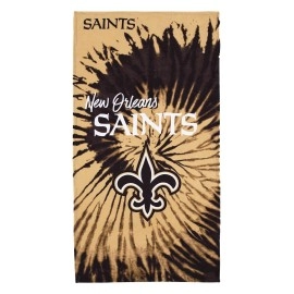 Northwest Nfl New Orleans Saints Unisex-Adult Beach Towel, 30 X 60, Psychedelic