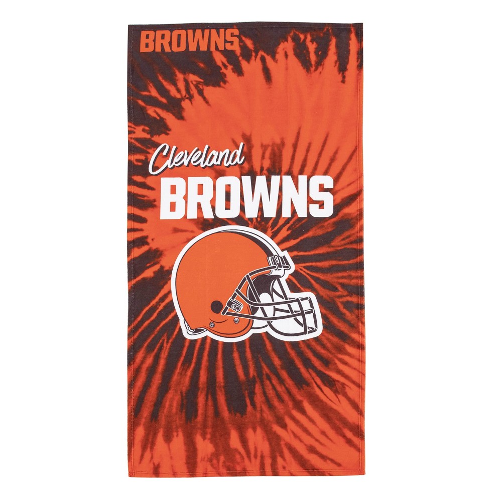 Northwest Nfl Cleveland Browns Unisex-Adult Beach Towel, 30 X 60, Psychedelic