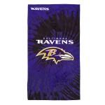 Northwest Nfl Baltimore Ravens Unisex-Adult Beach Towel, 30 X 60, Psychedelic