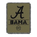 Northwest The Company Ncaa Alabama Crimson Tide Woven Jacquard Throw Blanket, 46