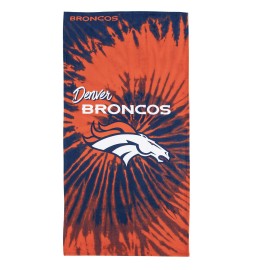 Northwest Nfl Denver Broncos Unisex-Adult Beach Towel, 30 X 60, Psychedelic