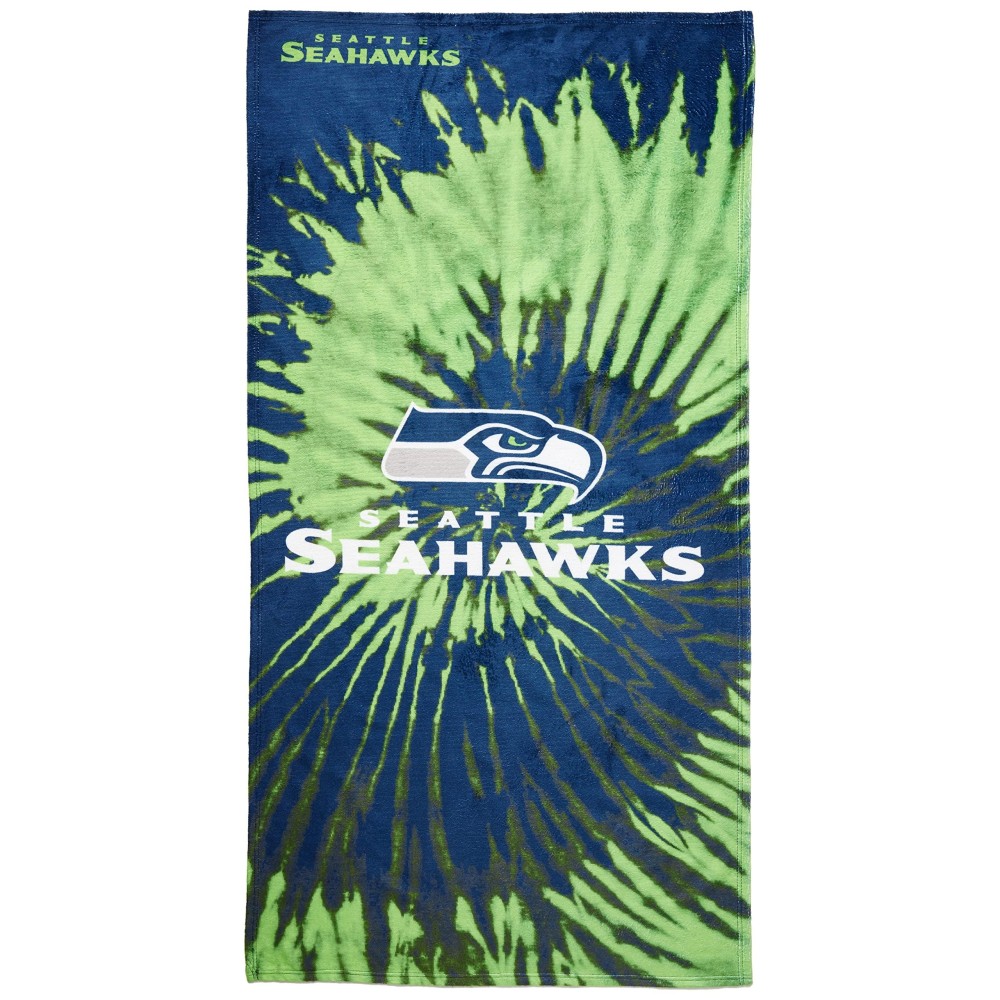 Northwest Nfl Seattle Seahawks Unisex-Adult Beach Towel, 30 X 60, Psychedelic