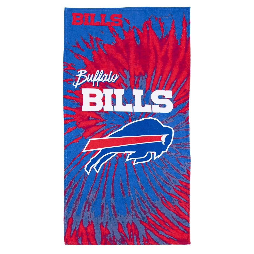 Northwest Nfl Buffalo Bills Unisex-Adult Beach Towel, 30 X 60, Psychedelic